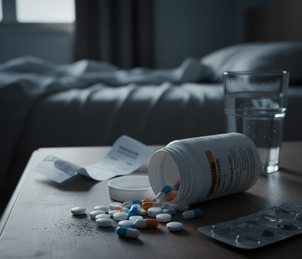 Painkiller Addiction illustration