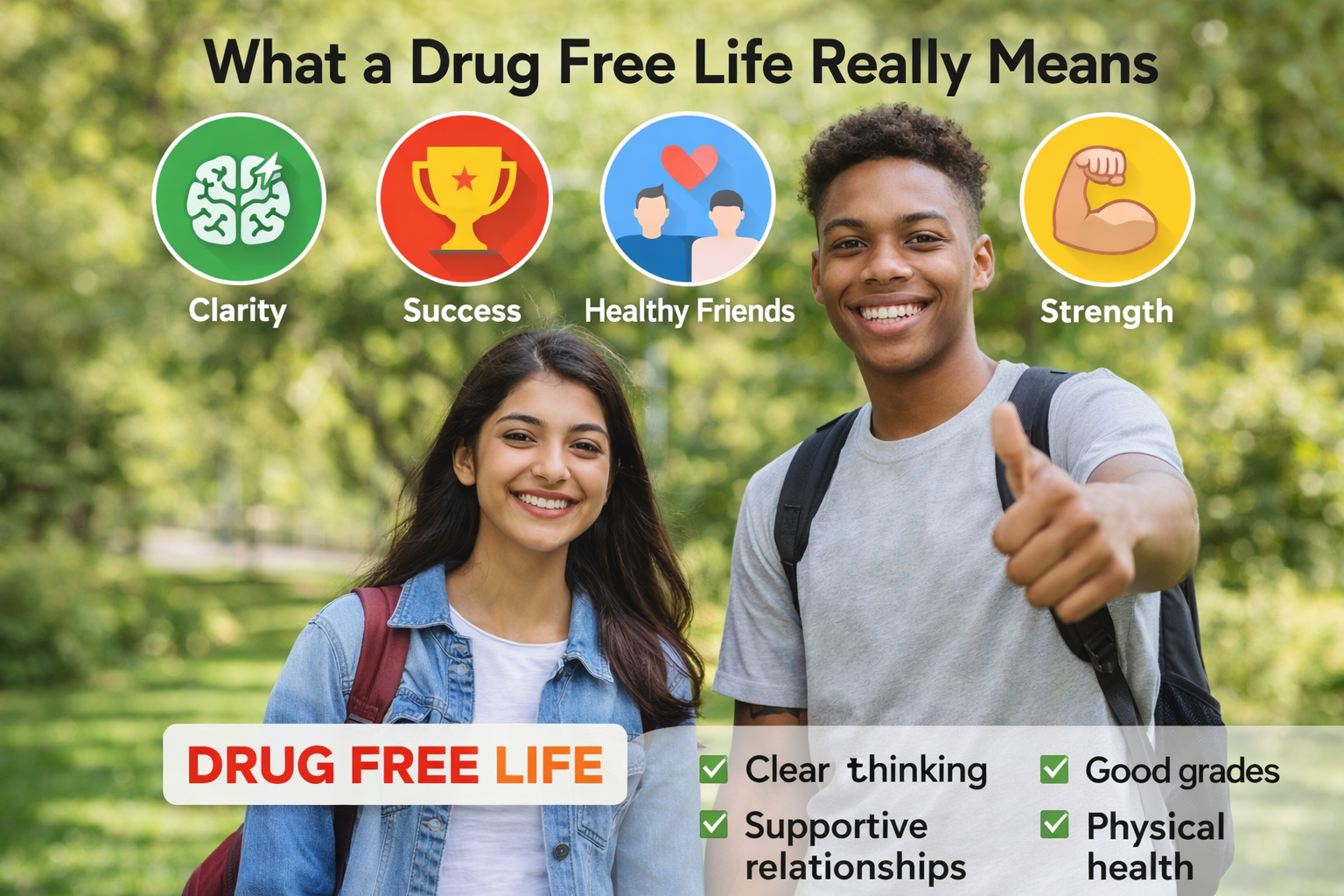 What a Drug Free Life Really Means