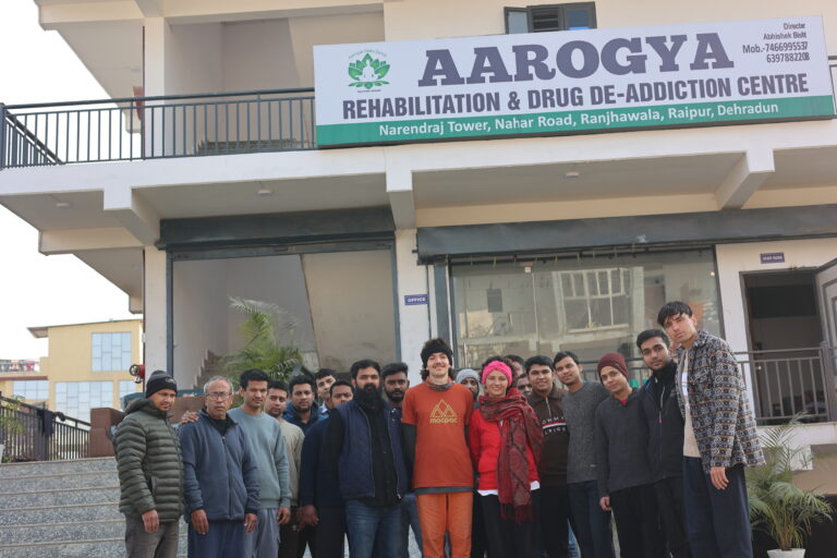 Foreign Yoga trainer at aarogya nnasha mukti kendra dehradun11