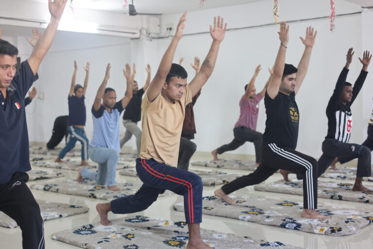 Yoga Session at Aarogya Nasha Mukti kendra Dehradun