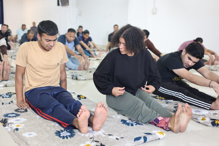 Yoga Session at Aarogya Nasha Mukti kendra Dehradun