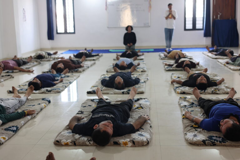 Yoga Session at Aarogya Nasha Mukti kendra Dehradun