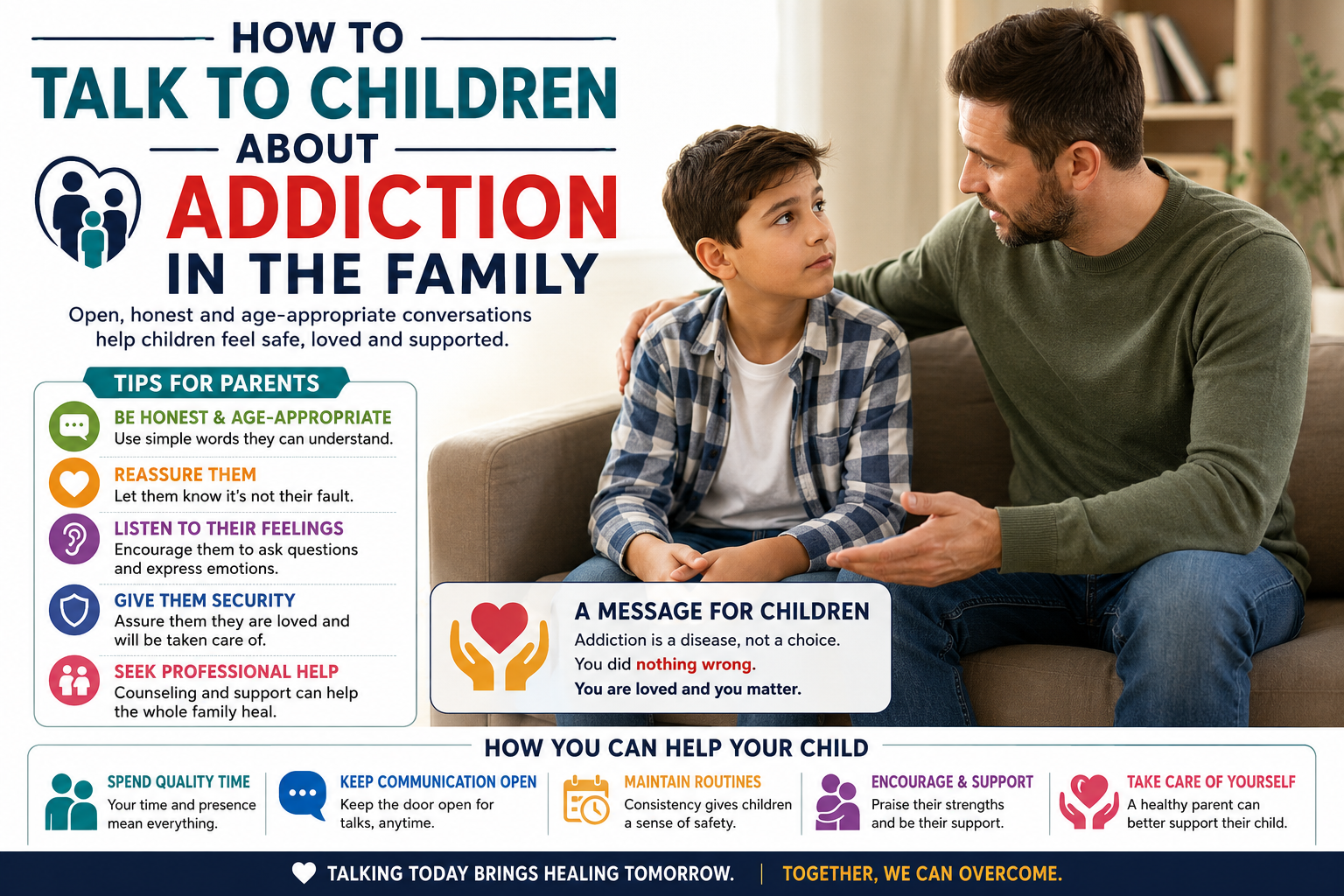How to Talk to Children About Addiction in the Family