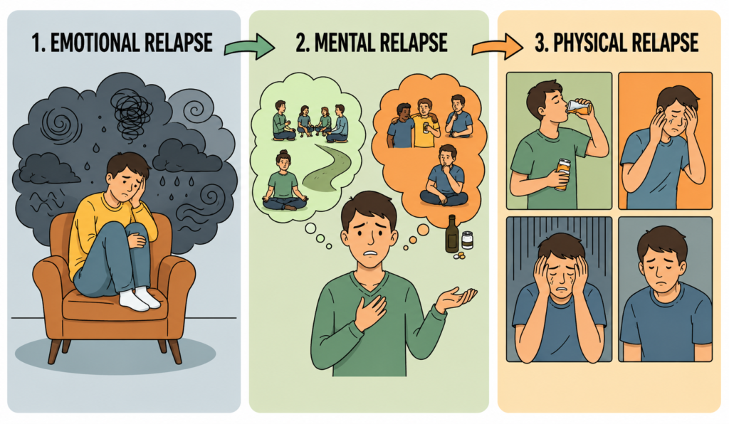 Awareness of relapse stages is a key component of successful addiction recovery programs.