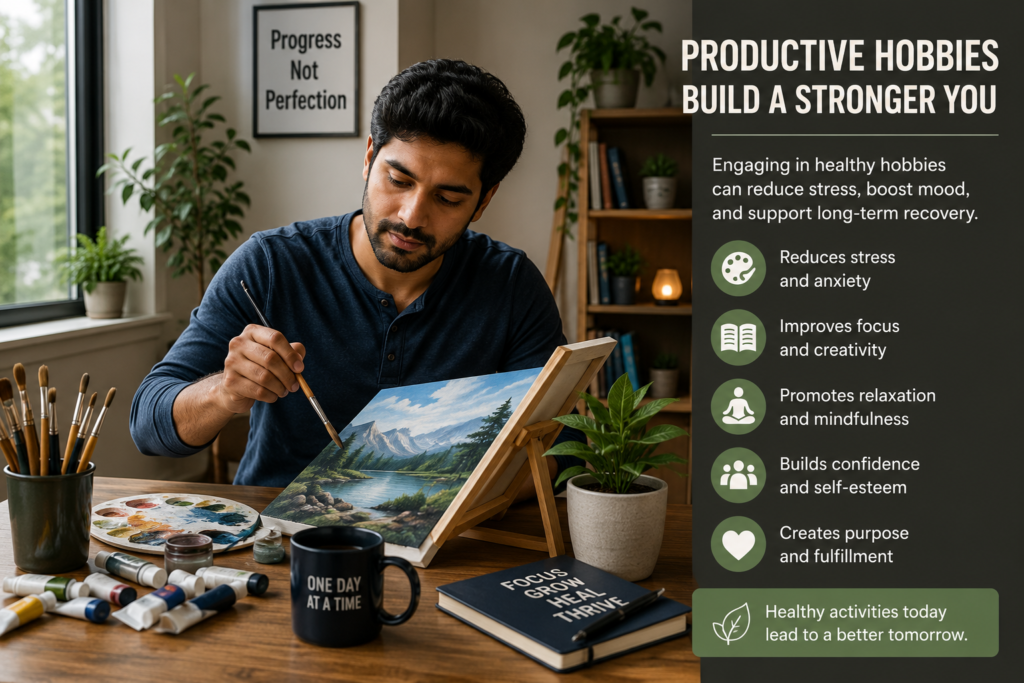 Healthy hobbies transform free time into opportunities for growth and healing.