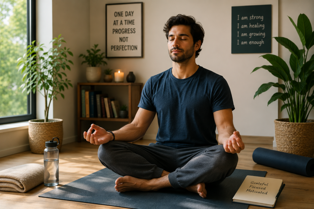 Inner peace is a powerful foundation for lasting change.