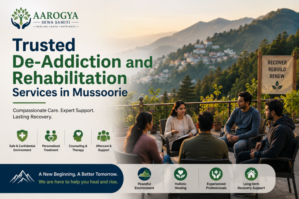 Trusted De-Addiction and Rehabilitation Services in Mussoorie