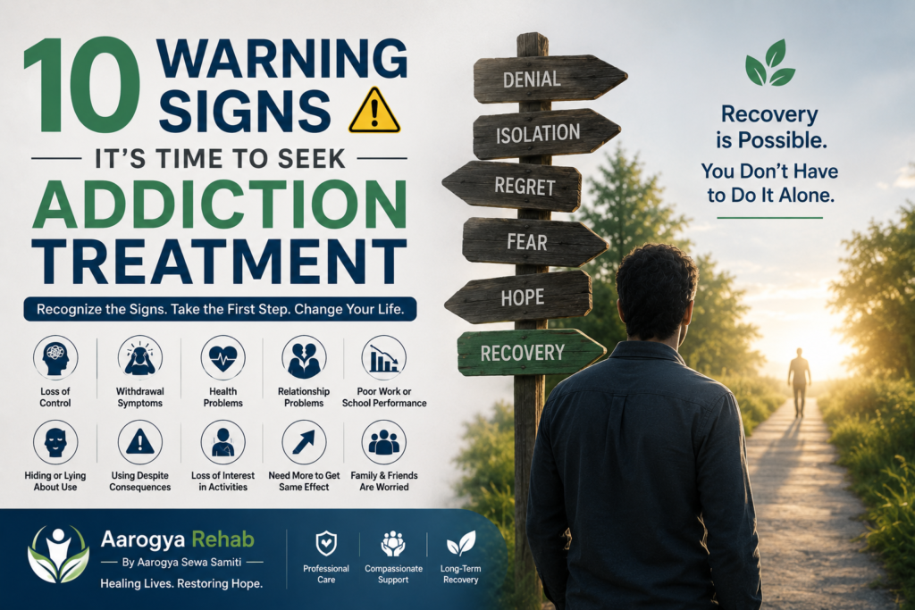 10 Warning Signs It's Time to Seek Addiction Treatment