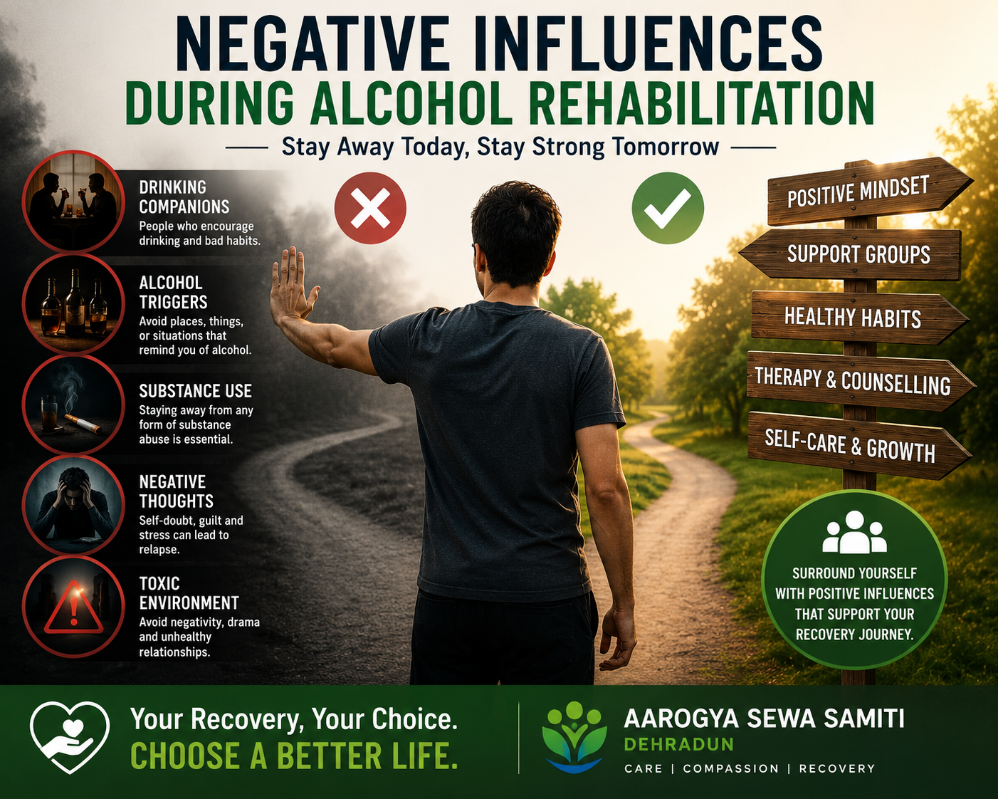 Negative Influences During Alcohol Rehabilitation