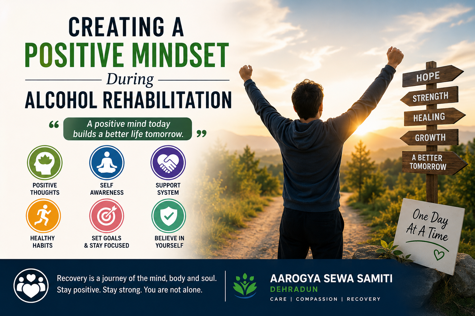Creating a Positive Mindset During Alcohol Rehabilitation