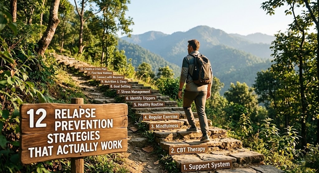 The path to recovery is built through consistent habits, support, and effective relapse prevention strategies.