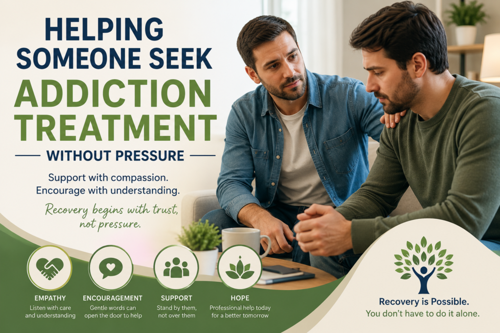 Helping Someone Seek Addiction Treatment Without Pressure