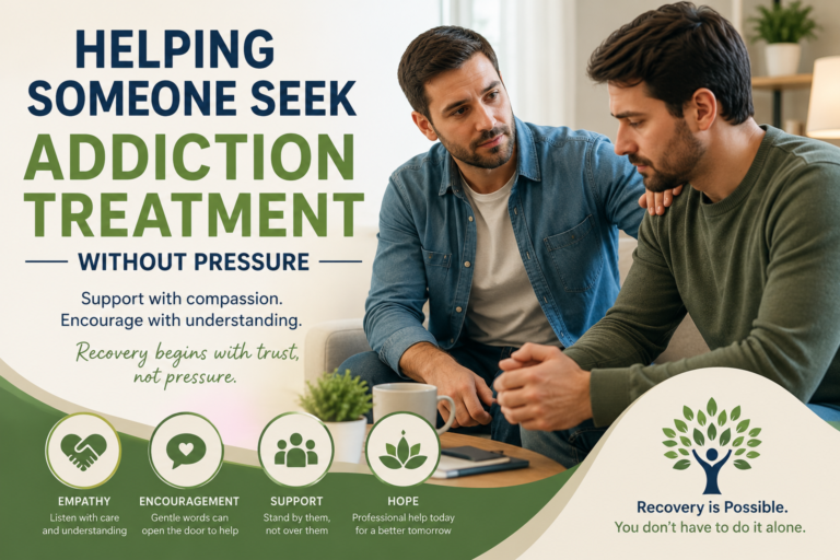 Helping Someone Seek Addiction Treatment Without Pressure