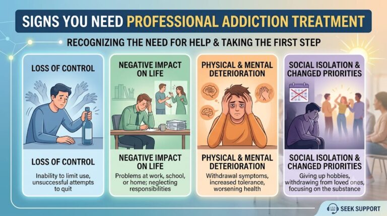 Signs You Need Professional Addiction Treatment
